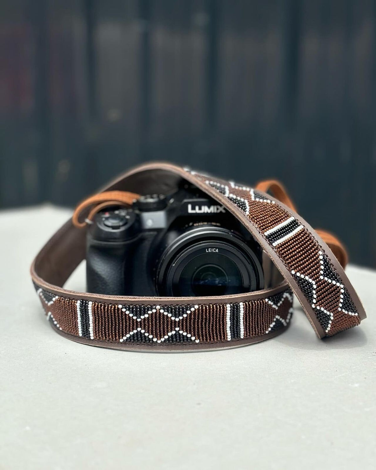 Custom Leather Camera Strap,Beaded Camera Strap,DSLR Strap, Nikon camera,Canon Camera,Personalized Camera Strap,Camera Strap, Gift for him - Maasai Chief