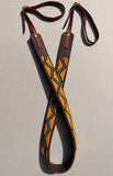 Beaded Leather Camera Strap - Maasai Chief