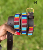 Belts-new pattern "Stripes'' - Maasai Chief