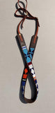 Beaded Leather Camera Strap - Maasai Chief