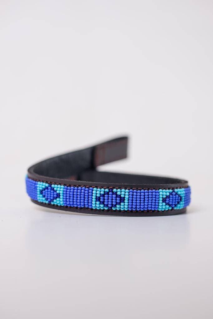 Browband,Leather beaded Horse Browband, Maasai browband