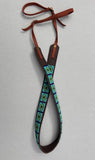 Beaded Leather Camera Strap - Maasai Chief