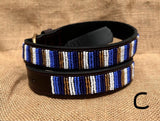 Belts-new pattern "Stripes'' - Maasai Chief