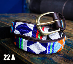 Belts- "Simple Diamonds" - Maasai Chief