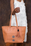 Women Leather Sly Handbag - Maasai Chief