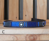 Beaded Leather  Horse brow bands - Maasai Chief