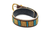 Maasai Beaded Leather Dog Collar - Maasai Chief