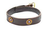 Maasai Beaded Leather Dog Collar - Maasai Chief