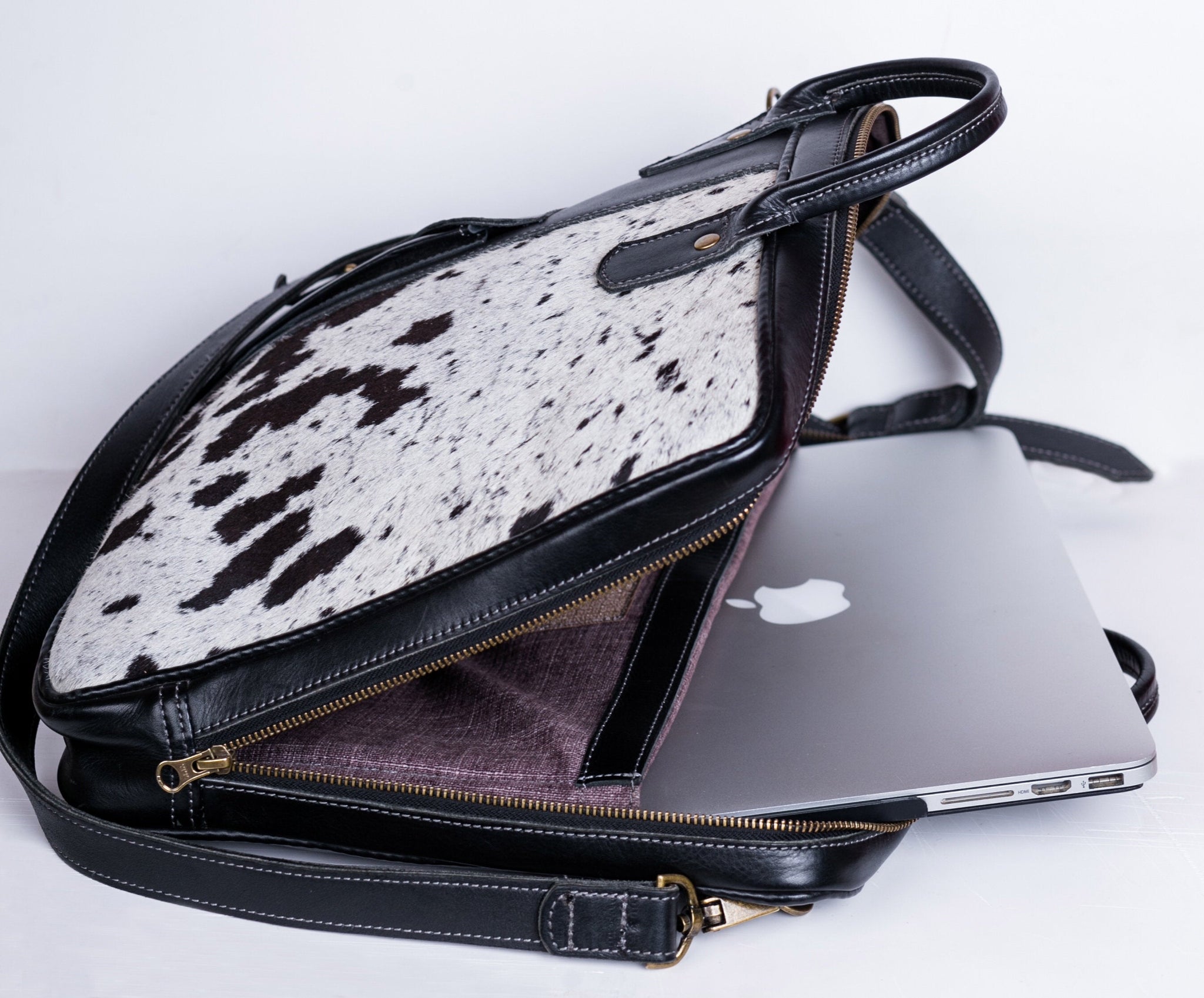 BOSTANTEN Briefcase for Women 15.6 inch Leather Laptop Bag Vintage Sli