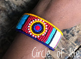 Bracelet, Maasai Bracelet, African Bracelet, Leather bracelet, bracelet leather, warrior bracelet, tribal bracelet, tribal - Maasai Chief