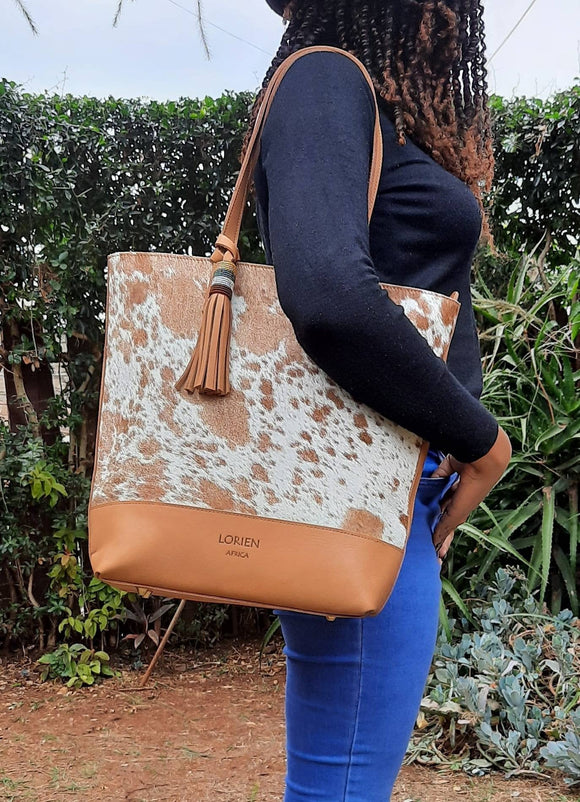 Handmade leather clearance tote